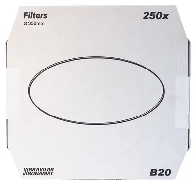 Produktbild von Bonamat B20 Flachfilter 330 mm, 250 Stk | Original Kaffeefilter Bravilor Bonamat