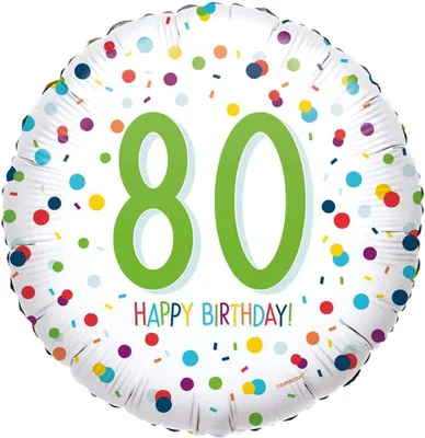 Produktbild von Amscan 4201801, Spielzeugballon, Folie, Geburtstag, Rund, 5 Stück(e)