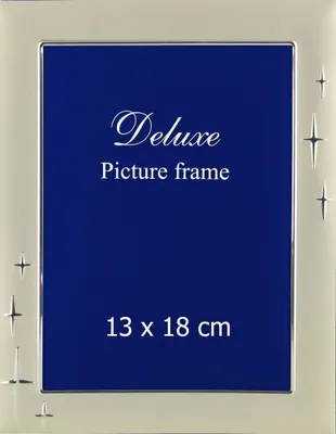 Productafbeelding van 253 DE LUXE STARS, metalen fotolijst, 13x18 cm, zilverkleurig
