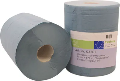 Produktbild von Euro -Reinigungspapier Arbeitsplatzrolle 26 cm x 190 m schwere 2 Schichten Papier (2 Rollen)