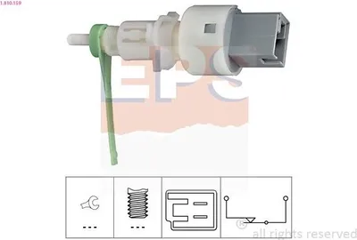 Produktbild von EPS Kupplungsschalter (GRA) 1.810.159 für FIAT PUNTO (188) mechanisch