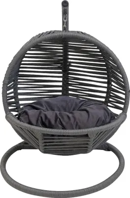 Produktbild von Bella Home Mini Hängesessel Schaukel Simba Katze/Hund Grau | Grau-Kissen