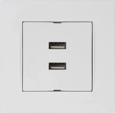 Produktbild von Mutlusan Rita 2x USB-Ladebuchse Weiss
