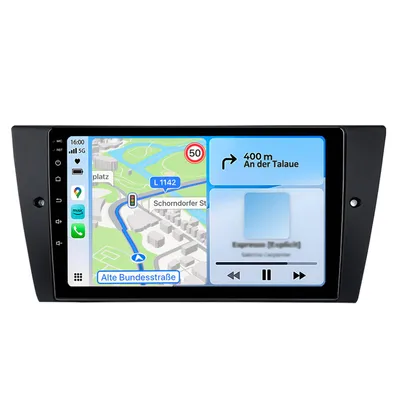 Produktbild von 9 Zoll 4+64GB Android Autoradio für BMW 3ER E90 E91 E92 E93 2005-2011 Wireless CarPlay Android Auto 4G WiFi GPS Navigation 8Kern RDS DSP DAB+ BT