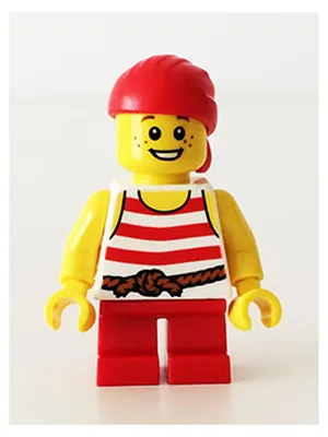 Zdjęcie produktu dla LEGO Minifigurka Pirata – Chłopiec (pi163) – nowa