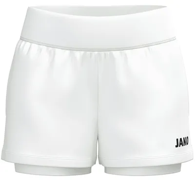 Immagine prodotto di Pantaloncini JAKO 2 in 1 bianchi 38