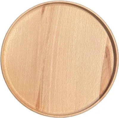Immagine prodotto di Piatto da portata in legno - vassoio versatile - 1 pezzo - faggio - 23 cm