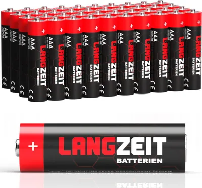 Produktbild von Langzeit Batterien AAA 50 Stück Alkaline Micro LR03 1,5V Batterie 50 stk pack