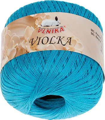 Zdjęcie produktu dla Przędza Violka – 50 g / 285 m – niebieska