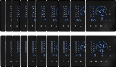 Obrázek produktu pro 20X Smart Thermostat 3A pokojový termostat Vodní topení Podlahové topení, dotykový LCD displej, programovatelné podlahové topení, 2 režimy