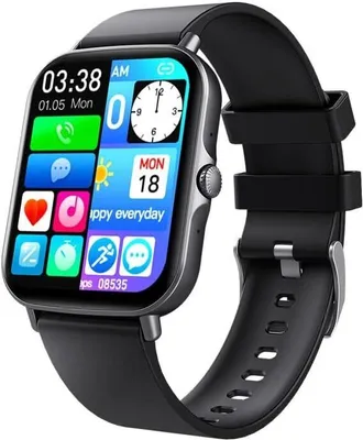 Produktbild von Smartwatch fur Damen Herren Gesundheits-Tracker-Uhr  (1,69 Zoll,), Armbanduhr Sport Herzfrequenzmonitor Schrittzähler Kalorien Android und IOS