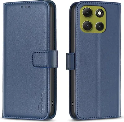 Produktbild von Motorola Moto G86 Hülle - BINFEN Klapphülle - Blau