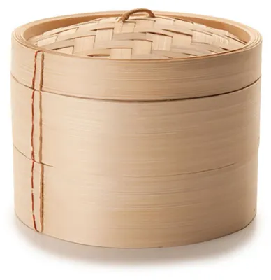 Image de Cuiseur Vapeur Bambou Cuisson Saine, Authentique, écologique - Ibili