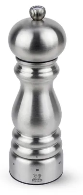 Obrázok produktu pre PEUGEOT Mlynček na soľ PARIS CHEF 18 cm nerezová oceľ strieborná uSelect mlecie mechanizmus so zirkónmi