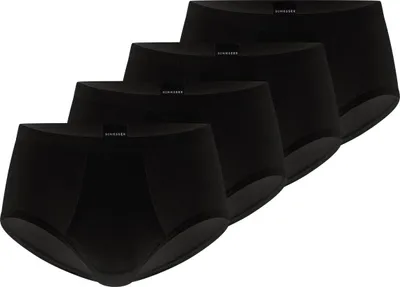 Produktbild von Schiesser 4er Pack Original Classics Feinripp Slip / Unterhose Besonders Komfortabel und ohne störende Seitennähte, Bequemer Webgummibund mit tonalem Schiesser-Logo, Hochwertiger Feinripp aus 100% supergekämmter Baumwolle