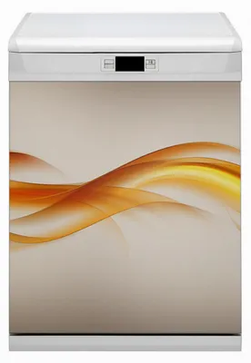 Produktbild von Dekorative Magnetmatte Küche Geschirrspüle 60x70 cm  Magnet für Spülmaschine  - Flamme