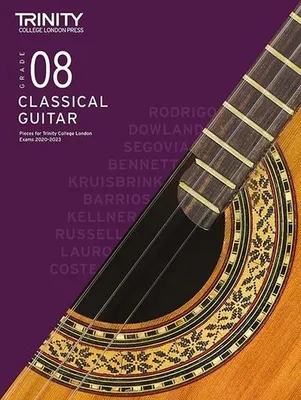 Produktbild von Trinity College London Classical Guitar Exam Pieces From 2020: Grade 8