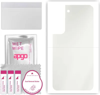 Produktbild von apgo Rückseite Schutzfolie, Matt, kompatibel mit Samsung Galaxy S22, Hinten Hydrogel-Displayschutzfolie mit Positionierhilfe, kratzfest, einfache Montage
