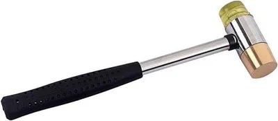 Immagine prodotto di Martello per tasti – Con testa doppia, diametro 26 mm, adatto per chitarre, bassi, mandolini, banjo e ukulele