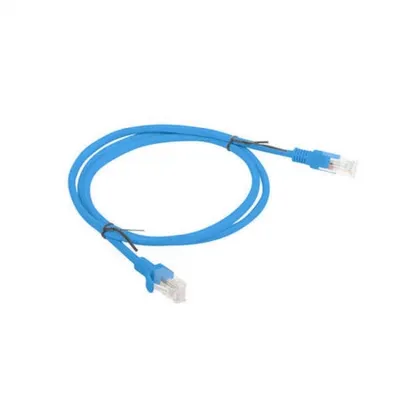 Produktbild von UTP starres Netzwerkkabel der Kategorie 5e Lanberg PCU5-10CC-0100-B 1 m Blau