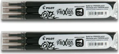 Produktbild von Pilot FriXion Point Ersatzminen 0.5 schwarz - 6er-Set