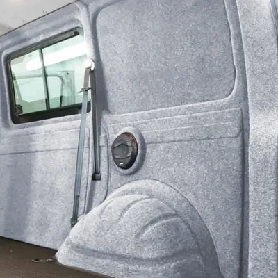 Produktbild von Innenverkleidung Verkleidung Filz Vlies Silber 6x2m passend für VW T6 T5 T4