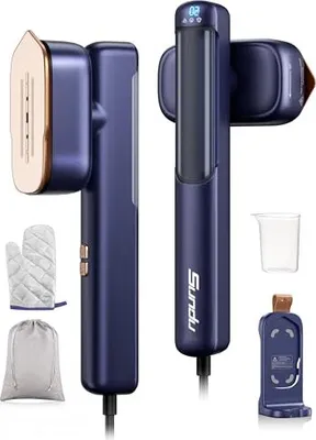 Produktbild von Sundu-Dampfer 2 in 1,15S Schnellheizdampfer, Reiseneisen weltweite Spannung (110-240 V), trockene Temperaturen, 4 Dampfmodi, LED-Anzeige
