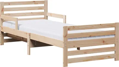 Obrázok produktu pre Rám postele s rozťahovacou matrací Hnedá 80 x 200 cm