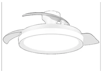 Obrázok produktu pre Philips 8721103096029, Domáci lopatkový ventilátor, Biela, Strop, Plast, IP20, I
