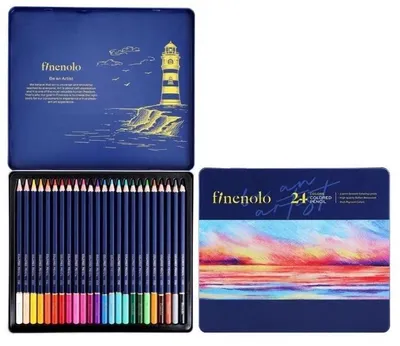 Image de Crayons de couleur Finenolo, 36 couleurs, DELI