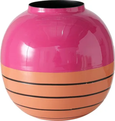 Produktbild von Handgefertigte Vase Tucol – Moderne Eleganz in Orange und Pink