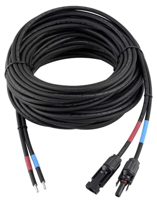Imagen del producto de Cable solar fotovoltaico - Conexiones para módulo solar - 4 mm² - 10 m