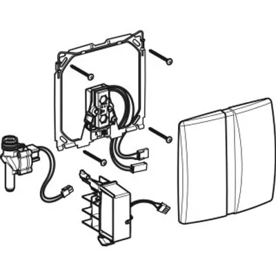 Produktbild von Geberit 115802465 UR-Strg. mit elektron. Spülausl.,Netz