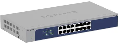 Produktbild von NETGEAR GS516-300EUS, Unmanaged, Gigabit Ethernet (10/100/1000), Rack-Einbau