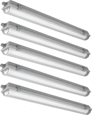 Produktbild von 5er Set LED Wannenleuchten, kaltweiß, L 127,6 cm, VT-12023