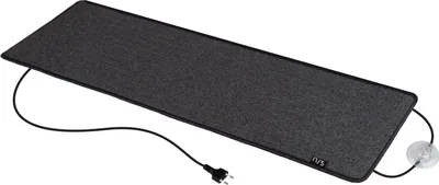 Produktbild von 17/5 Heizteppich 35x110cm 100Watt Schwarz/Anthrazit - Fußheizung, Heizmatte, Fußbodenheizung im Wohnwagen, Wohnmobil, Camper, 230V