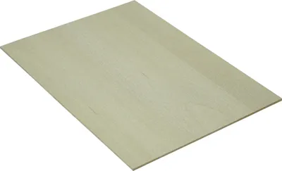 Produktbild von Dünn HDF-Platte Ahorn 120 x 60 cm, 3 mm