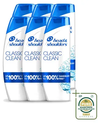 Produktbild von 6 x Head & Shoulders Shampoo Classic Clean - 400 ml - Vorratspackung - 6 Stücke
