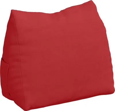 Image de vidaXL Coussin dorsal rouge 45 x 20 x 35 cm Tissu