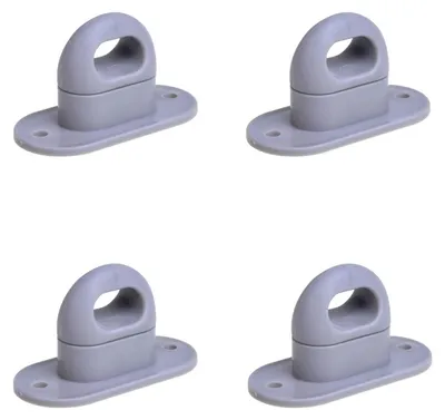Productafbeelding van Schroefdop voor ovaal oogje, verpakking met 4 stuks in blisterverpakking
