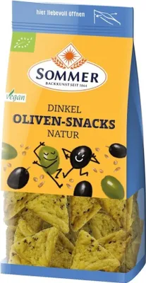 Produktbild von Dinkel-Oliven-Snacks - Natur 150g
