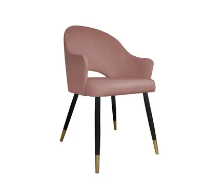 Zdjęcie produktu dla Krzesło Velvet noga czarna/złota MG58