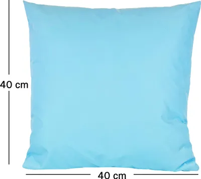 Produktbild von JACK 1x 40x40cm Outdoor Kissenhülle Bezug Lounge Garten Einfarbig, Farbe:Hellblau