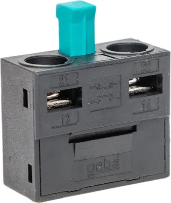 Obrázek produktu pro Mikrospínací vložka geba M-1T/1S - rozpínací kontakt černá/zelená