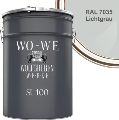 Produktbild von Schwimmbadfarbe Poolfarbe Schwimmbeckenfarbe SL400 Lichtgrau RAL7035 - 2,5L