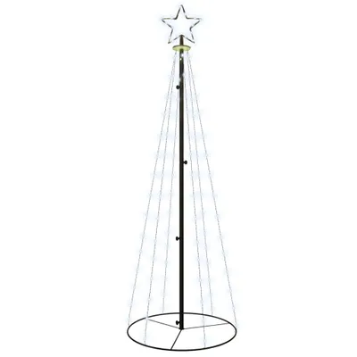 Immagine prodotto di Albero di Natale a Cono Bianco Caldo 108 LED 70x180 cm