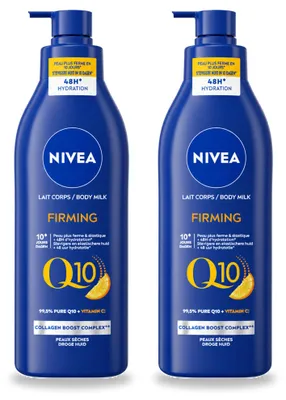 Obrázek produktu pro 2 x tělové mléko NIVEA Q10 s obsahem vitamínu C, určené pro suchou pokožku, objem 400 ml - výhodná balení - 2 kusy