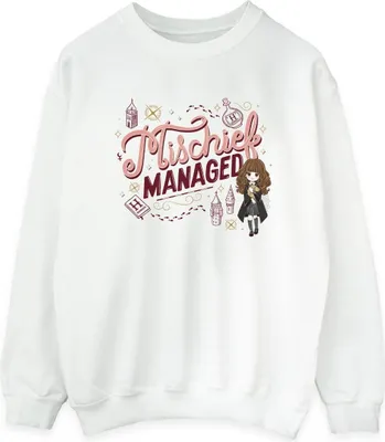 Zdjęcie produktu dla Bluza damska Harry Potter – „Mischief Managed” BI21375 (S) (biała)