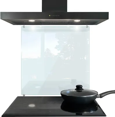 Produktbild von Küchenrückwand Glas – Spritzschutz – Schutzwand – Modern – 60x60 cm – Transparent – Hitzebeständig – Kratzfest – Küchenrückwände
