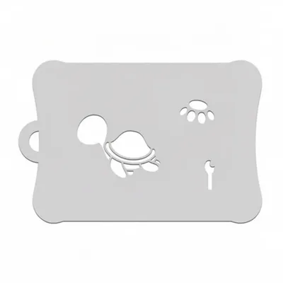 Imagen del producto de Ooh, plantilla para tatuajes temporales con forma de tortuga